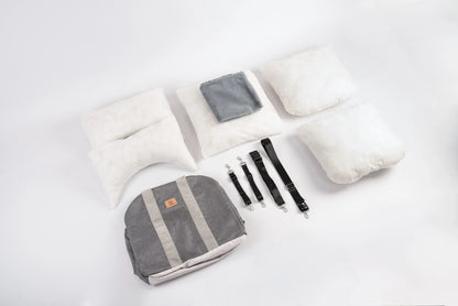 Pet Awesome dog car seat parts and accessories set with cushions and straps