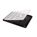 Pet Awesome black dog potty tray with lifted grid for pad replacement